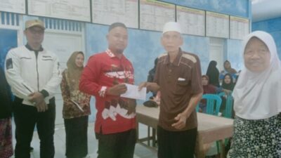 Pekon gunung terang Salurkan BLT-DD Triwulan Ke-3 Periode Juli, Agustus dan September.