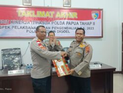 Team Audit Itwasda Polda Papua Apresiasi Kinerja Kapolres Boven Digoel