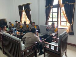 Patroli Dialogis Polres Boven Digoel Dalam Rangka Ciptakan Situasi Kondusif pada Tahapan Pemilu