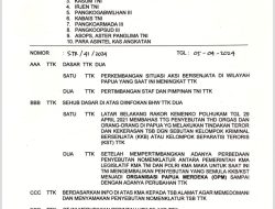 Surat Telegram Rahasia dari Panglima TNI Beredar di Grop Media Sosial