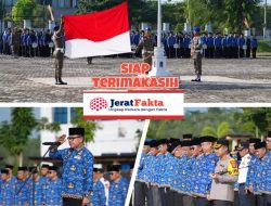 Pemerintah Kabupaten Mesuji laksanakan Apel Perdana dan Halal Bihalal