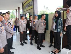 Kapolres Lampung Barat Memberi Pengarahan Kepada Panitia Penerimaan Polri T.A.2024