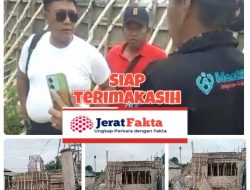 Diduga Pembangunan Jembatan Gantung Desa Sungai Cambai Bermasalah