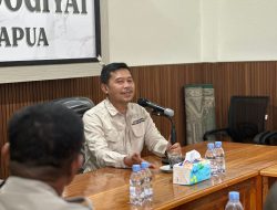 LO Polda Provinsi Papua Tengah Kombes Pol. Dede Alamsyah S.I.K Kunjungi Polres Dogiyai