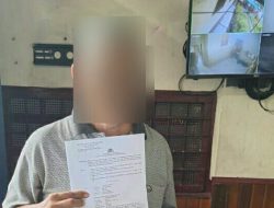 Tipu Warga Jual Emas Palsu, Pria Tua ini Diamankan di Polres Bitung