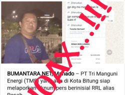 Diduga PT TME Menyebar Berita Hoax dan Data Pribadi