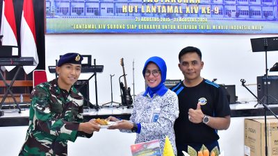 Semarak HUT ke-9, Lantamal XIV Sorong Gelar Lomba dan Syukuran