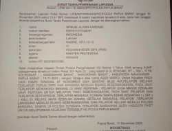 Korban Penganiayaan Laporkan Oknum Sekda Teluk Wondama ke Polda Papua Barat