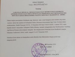 Bupati Nabire Tegaskan Larangan Kembang Api dan Minuman Keras Selama Perayaan Nataru