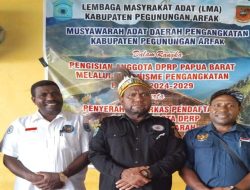 LMA Kabupaten Pegunungan Arfak Gelar Musyawarah Calon Anggota DPRP Papua Barat