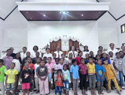 Semarak Paskah, 300 Anak Sekolah Minggu GKI Sion Sanggeng Camping dan Rayakan Kebangkitan Kristus