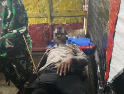 Bripda Korano Terluka Akibat Panah Saat Amankan Pemalangan di Dogiyai