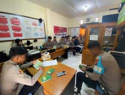 POLRES DOGIYAI GELAR KEGIATAN BINROHTAL SECARA VIRTUAL MELALUI ZOOM