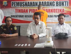 Blender Sabu 17 Gram! Polda Papua Barat Tunjukkan Keseriusan Berantas Narkotika