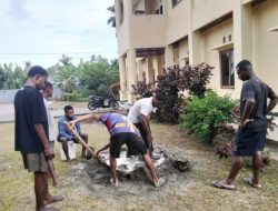 Mahasiswa Sorong Selatan di Manokwari Galang Inisiatif Perbaikan Asrama, Pemda Diminta Tanggap