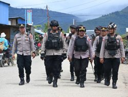 Kapolres Dogiyai Pimpin Patroli Dialogis Bersama Wakapolres dan Pejabat Utama Polres Dogiyai