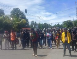 Aksi Unjuk Rasa di UNIPA, Mahasiswa Tegaskan Aspirasi Harus Dibawa ke DPRD