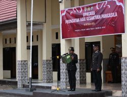 Upacara Hari Kesaktian Pancasila di Mako Polres Dogiyai berlangsung Khidmat