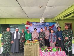 Kapolres Dogiyai Beserta Jajaran Turut Hadir Dalam Acara Syukuran HUT TNI Yang Ke-80 Tahun, di Kabupaten Dogiyai