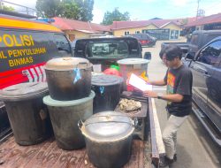 Operasi Bersinar Mansinam 2025 Ungkap Pabrik Cap Tikus Ilegal di Manokwari