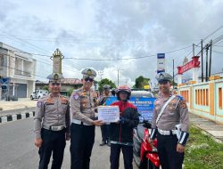 Satlantas Polres Lampung Barat Gelar Razia Ops Patuh Krakatau 2025