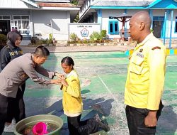 Hebat! Satpam di Papua Barat Daya Jalani Long March dan Tradisi Pengambilan PIN