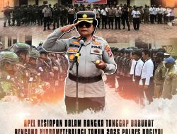 Polres Dogiyai Gelar Apel Kesiapan Tanggap Darurat Bencana Hidrometeorologi Tahun 2025