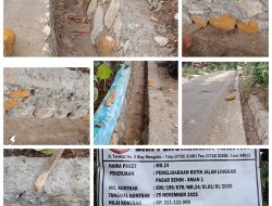 Proyek Pemeliharaan Rutin Jalan Lingkar Pasar Senin – SMAN 1, Kecamatan Way Tenong Sudah Menampakkan Dugaan Kecurangan dalam Pelaksanaan