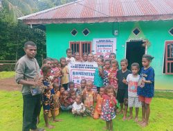 Rumah Baca Kampung Kwowok Kembali Aktif, KSMP Dorong Anak Cerdas Papua Maju