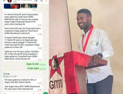 GMNI Manokwari Bantah Permintaan Bantuan Tiket ke Gubernur, Ketua: Itu Oknum Tidak Bertanggung Jawab