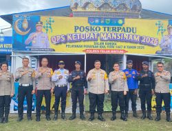 Pengamanan Idulfitri Diperketat, Tim Supervisi Polda Papua Barat Tinjau Pos di Teluk Bintuni