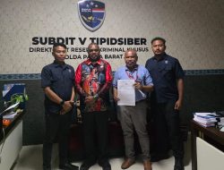 Kuasa Hukum Yan Warinussy Dampingi Bupati Mansel Laporkan Dugaan Pencemaran Nama Baik