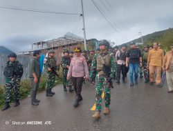 Aparat Gabungan Sisir Lokasi Pembakaran di Dogiyai, Warga Diimbau Tetap Tenang