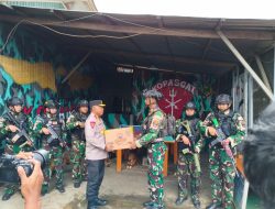 Kapolda Papua Tengah Kunjungi Koramil 1705-04 dan Serahkan Sarana Kontak, Perkuat Sinergitas TNI-Polri di Dogiyai