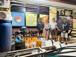 Polisi Ungkap Pabrik Miras Cap Tikus di Manokwari