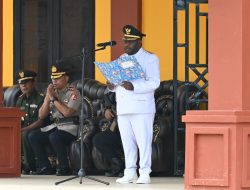 PLT Kapolres Dogiyai Hadiri Upacara Hari Otonomi Daerah 2026, Perkuat Sinergi Pembangunan
